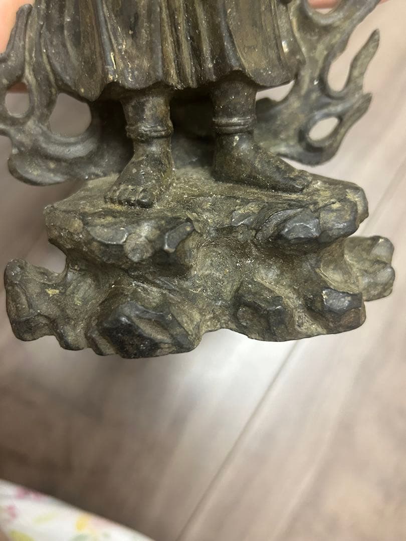 不動明王　仏像　仏師　　守護　厄除け　古銅製 旧家藏出 古董 中国清時代