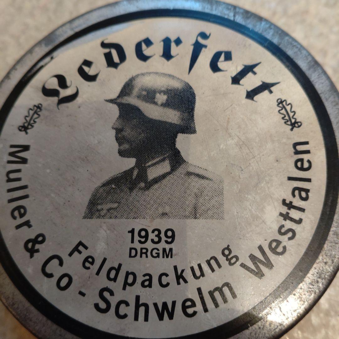 立春セール　ドイツ　国防軍　靴墨？革クリーム　当時物