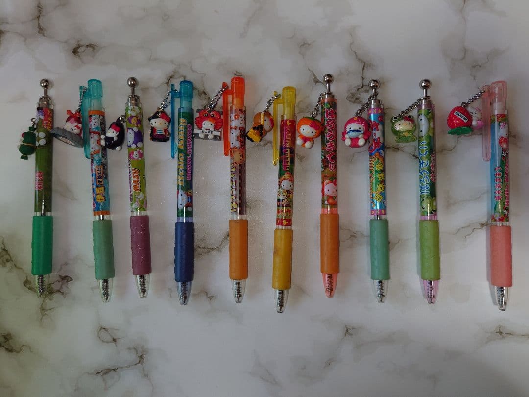 ご当地キティ　ボールペン　まとめ売り　77本