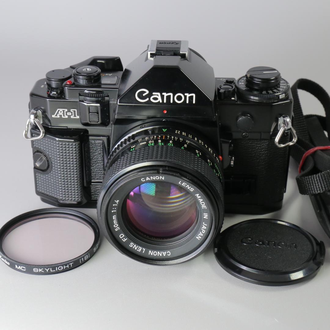 ☆美品！！☆完全動作 Canon A-1 50mm F1.4 ＃215