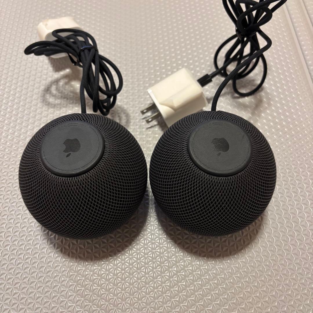 Apple Pod mini スペースグレイ スピーカー　2個セット