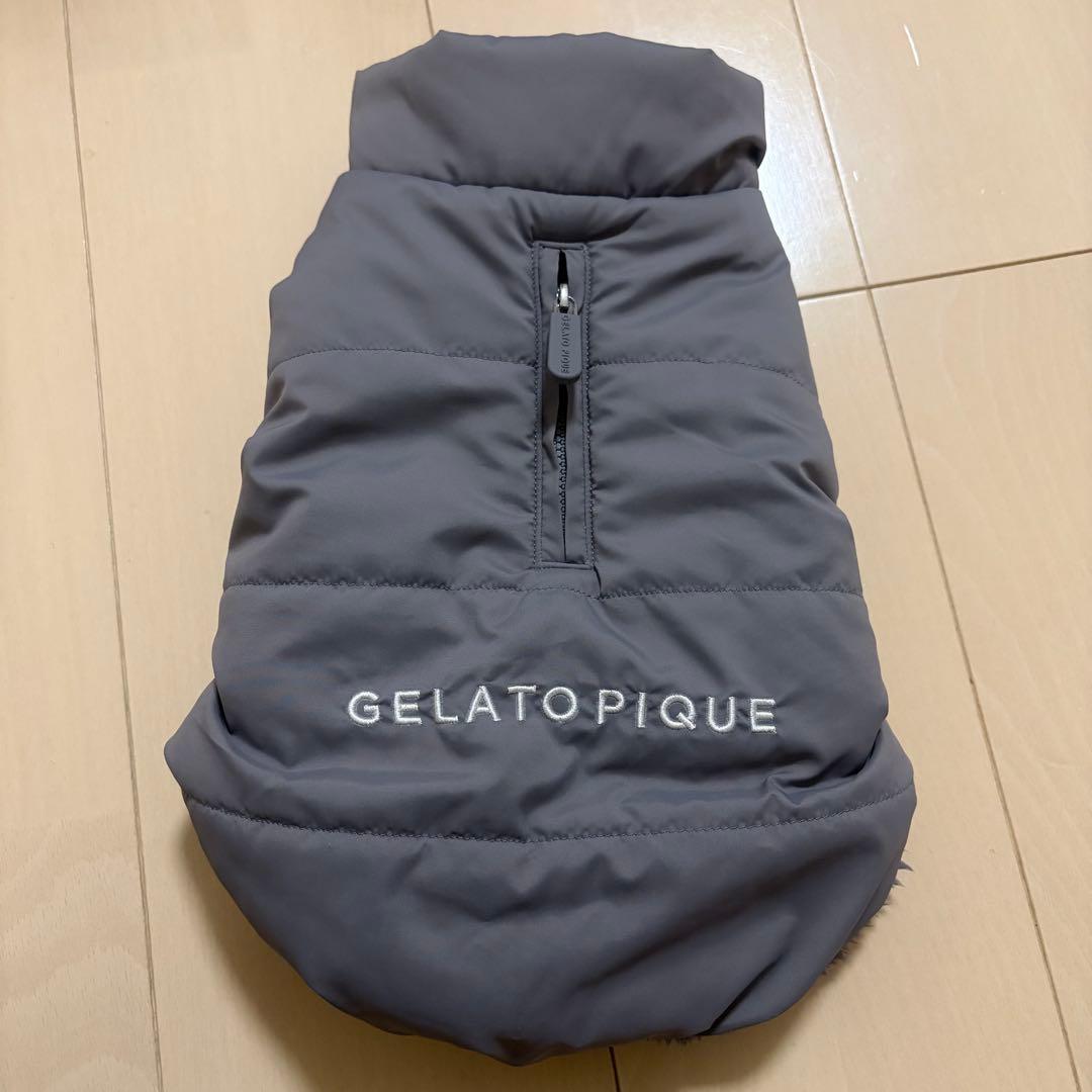 GELATOPIQUE グレー 中綿ベスト Lサイズ