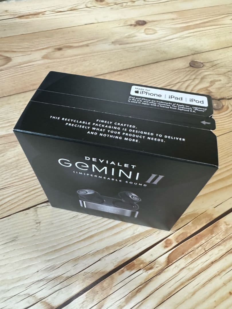 DEVIALET GEMINI II デビアレ ジェミニ 2 ワイヤレスイヤホン