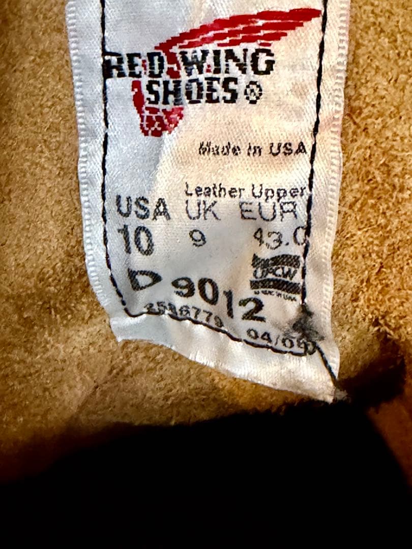 レッドウィング　ベックマン　9012 RED WING フェザーストーン