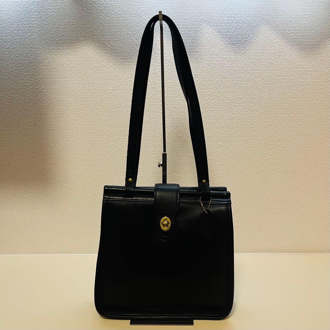 【激レア】OLD COACH USA製 ウィリスバッグ ブラック 肩掛け