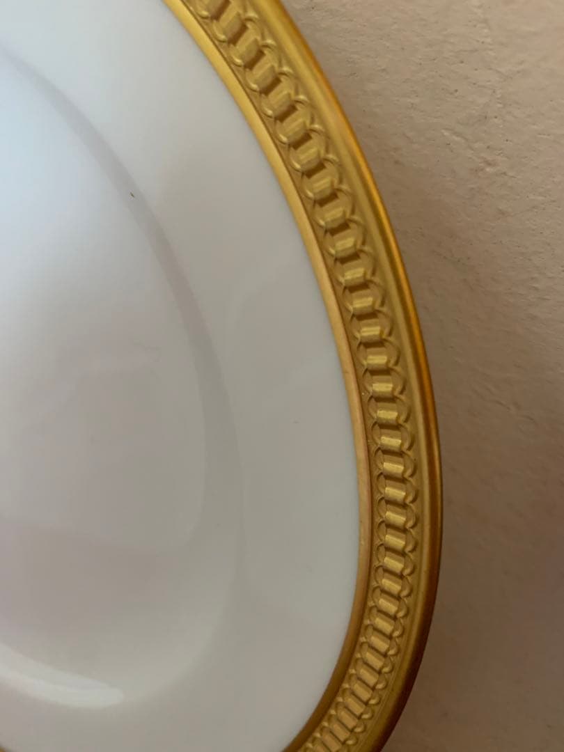 大倉陶園 一本の薔薇 6枚セット 約20cm ¥462,000相当