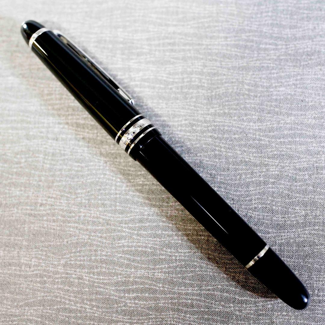 【極美品】モンブラン 万年筆 １４５ プラチナライン マイスターシュテュック