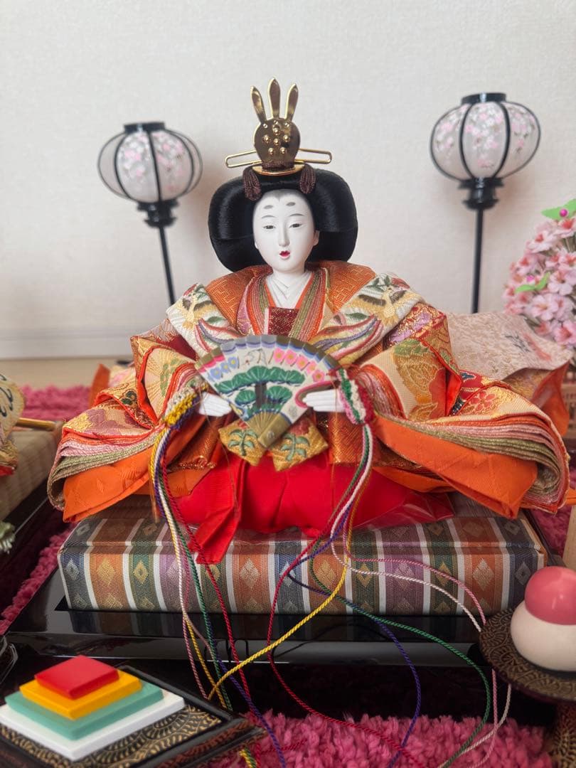 値下げ　久宝堂　雛人形　セット　平安桂鳳作