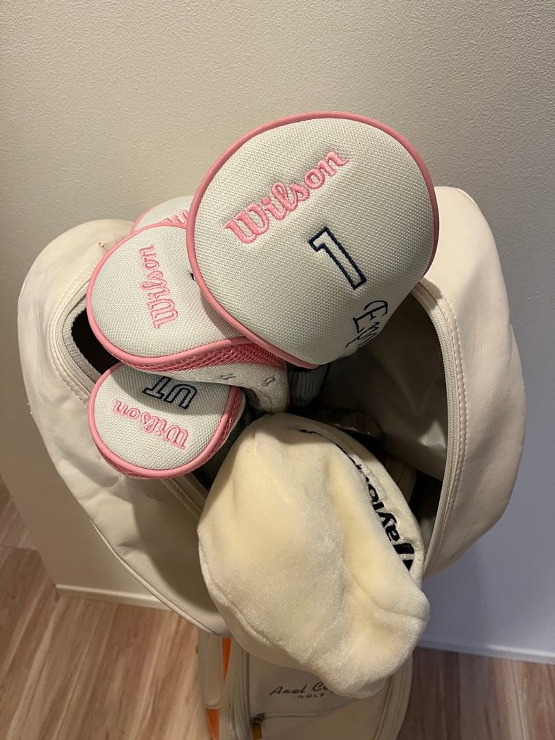 Wilsonレディースゴルフクラブセット 10本/キャディバッグ付き