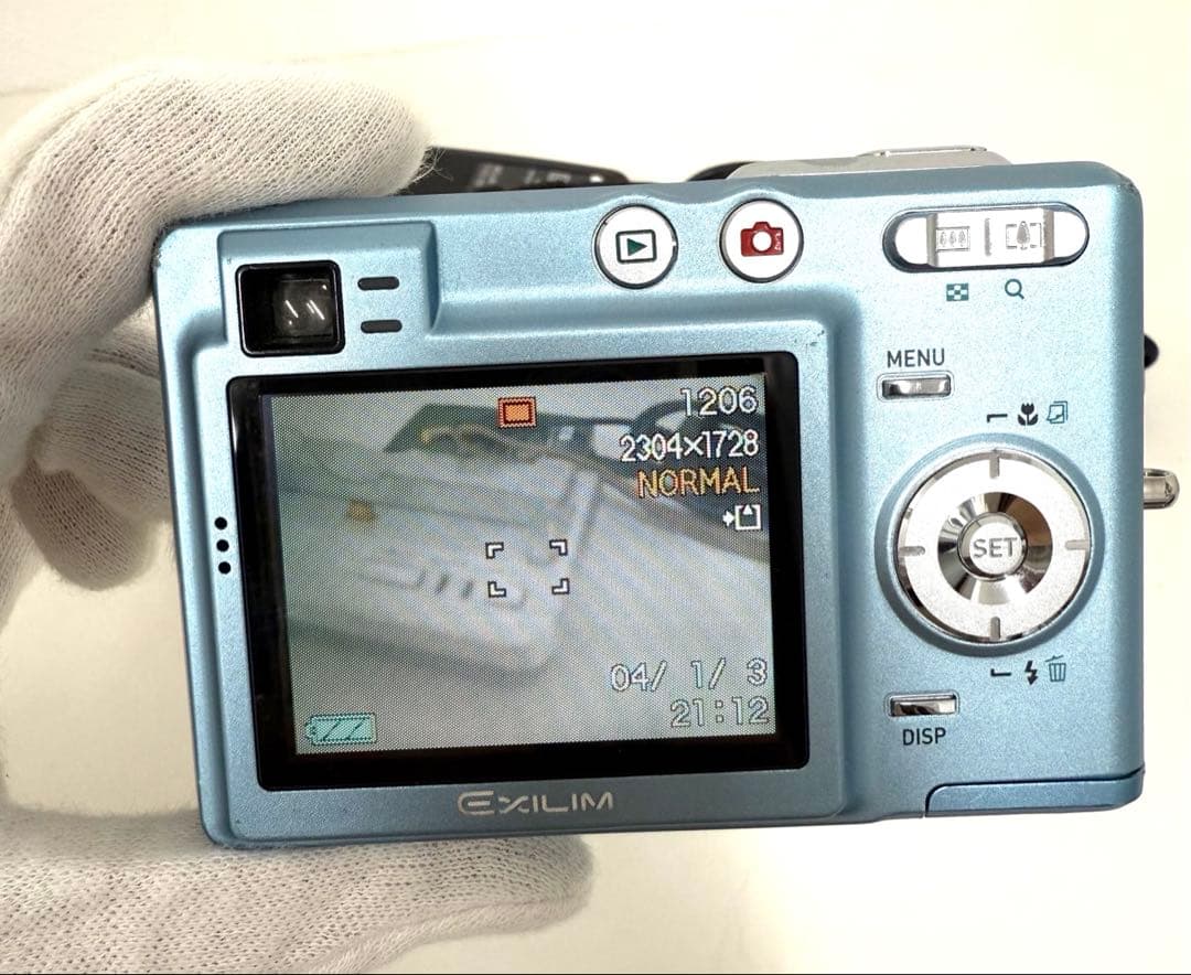 k*)様 【美品】CASIO EXILIM ZOOM EX-Z40 ブルー