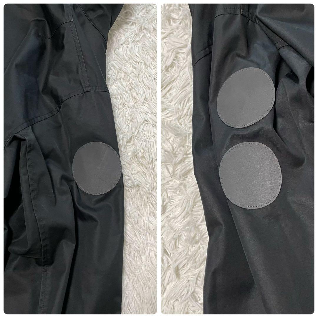 超名作/XL相当　ラッドミュージシャン　ボリュームネックモッズコート　ブラック