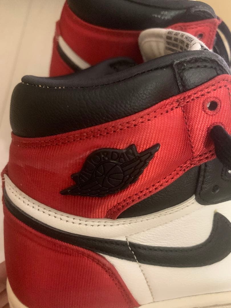 シューズ(女性用) Air Jordan 1 Retro High \"Satin Black Toe