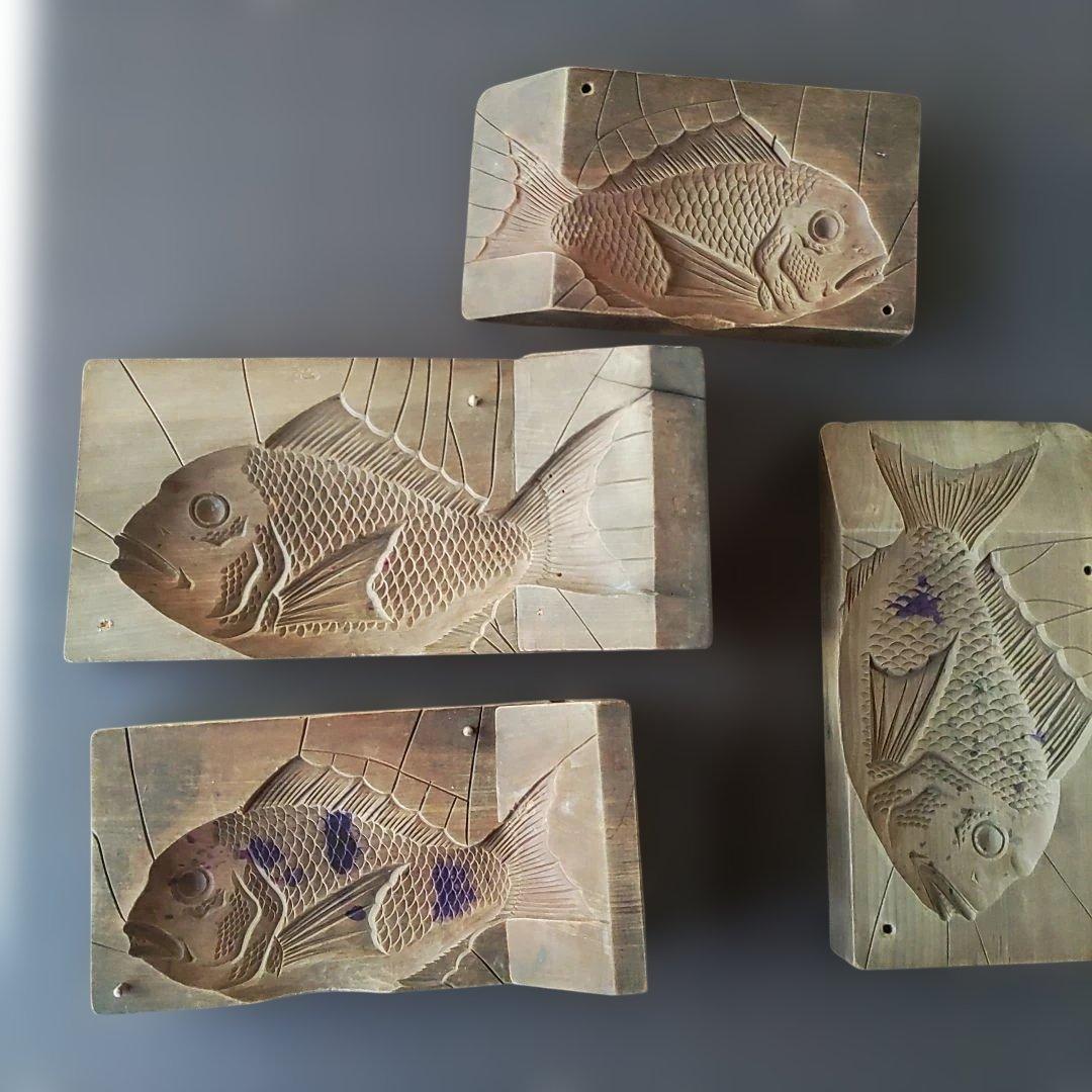 和菓子製作 木製型セット