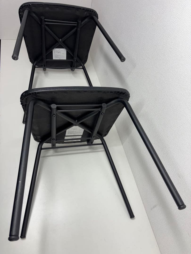 ニトリ NITORI ダイニングチェア 2脚セット DC STAIN MBR