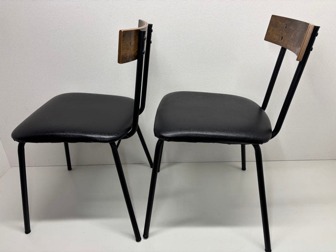 ニトリ NITORI ダイニングチェア 2脚セット DC STAIN MBR