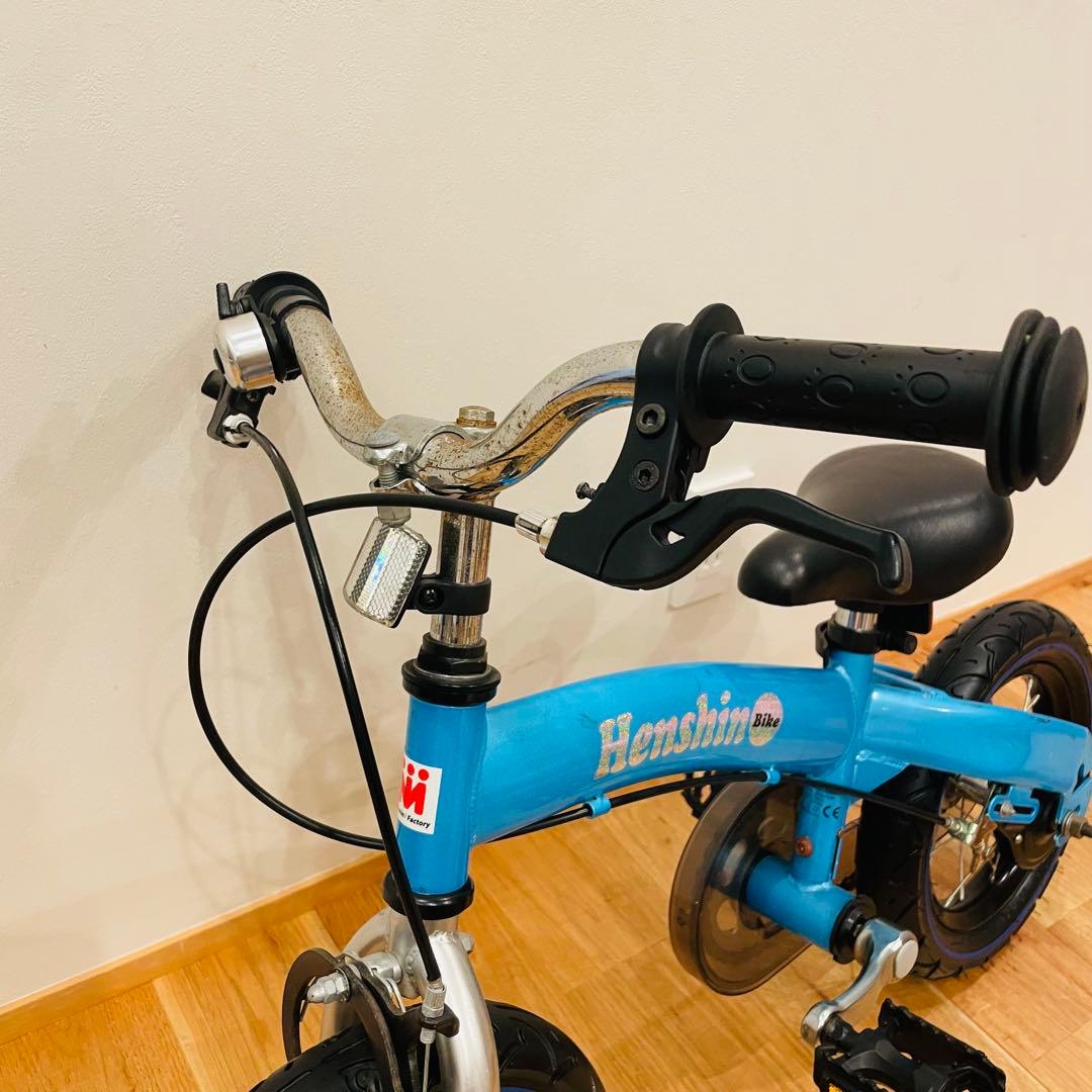Henshin Bike へんしんバイク 12インチ 水色 パステル ブルー