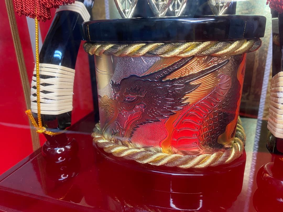 破魔弓　ガラスケース１５号・間口約２８×奥行約２４×高さ約５０㎝