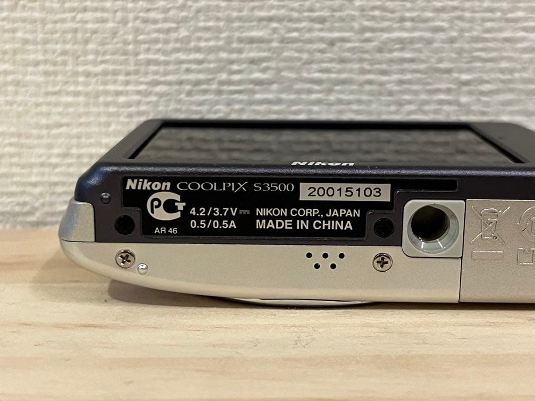 外観美品 Nikon COOLPIX S3500 シルバー #26020
