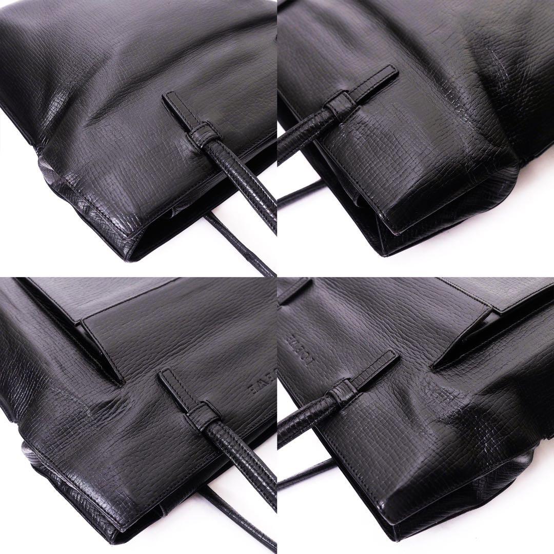 美品 LOEWE ロエベ レザー トートバッグ バッグ　黒 アナグラム ビジネス