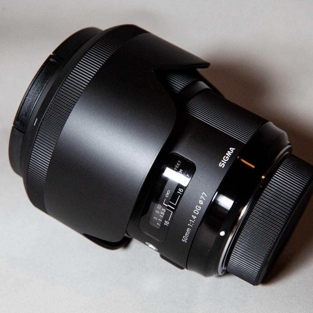 【新品】SIGMA 50mm F1.4 DG HSM レンズ Canon用