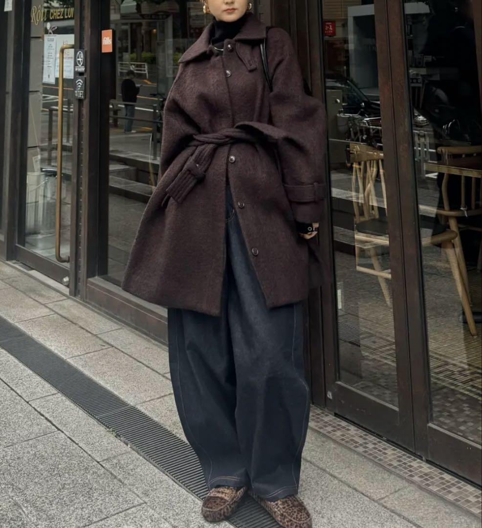 ジャケット・アウター ameri vintage LADY LIKE MIDI COAT