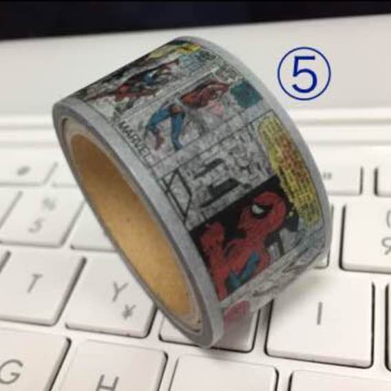 ミニオンズ スパイダーマン マスキングテープ 切り売り ユニバーサル USJ