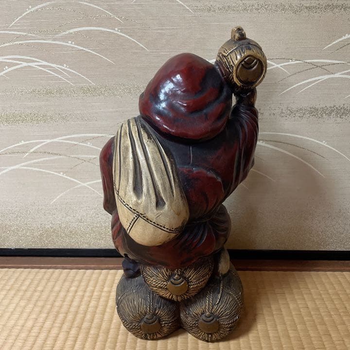 大黒様　七福神　置物　置き物　オブジェ　ビンテージ　レトロ　アンティーク　陶器
