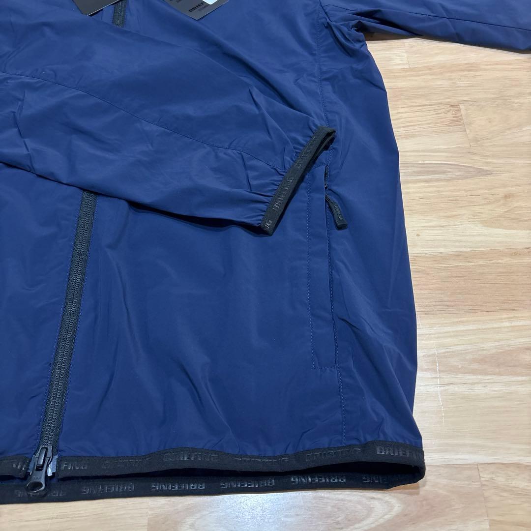 新品未使用タグ付BRIEFING GOLF ブルゾンメンズフルジップネイビー L