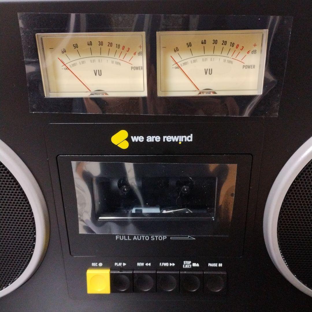 we are rewind boom boxカセットプレーヤー
