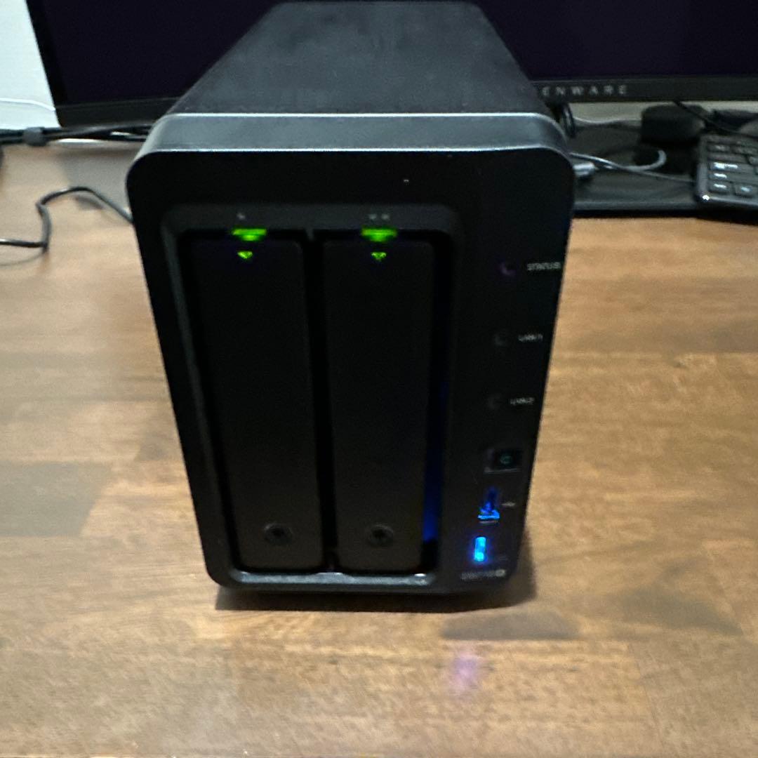 Synology DS718+ NAS ,WD HDD 3T×2台