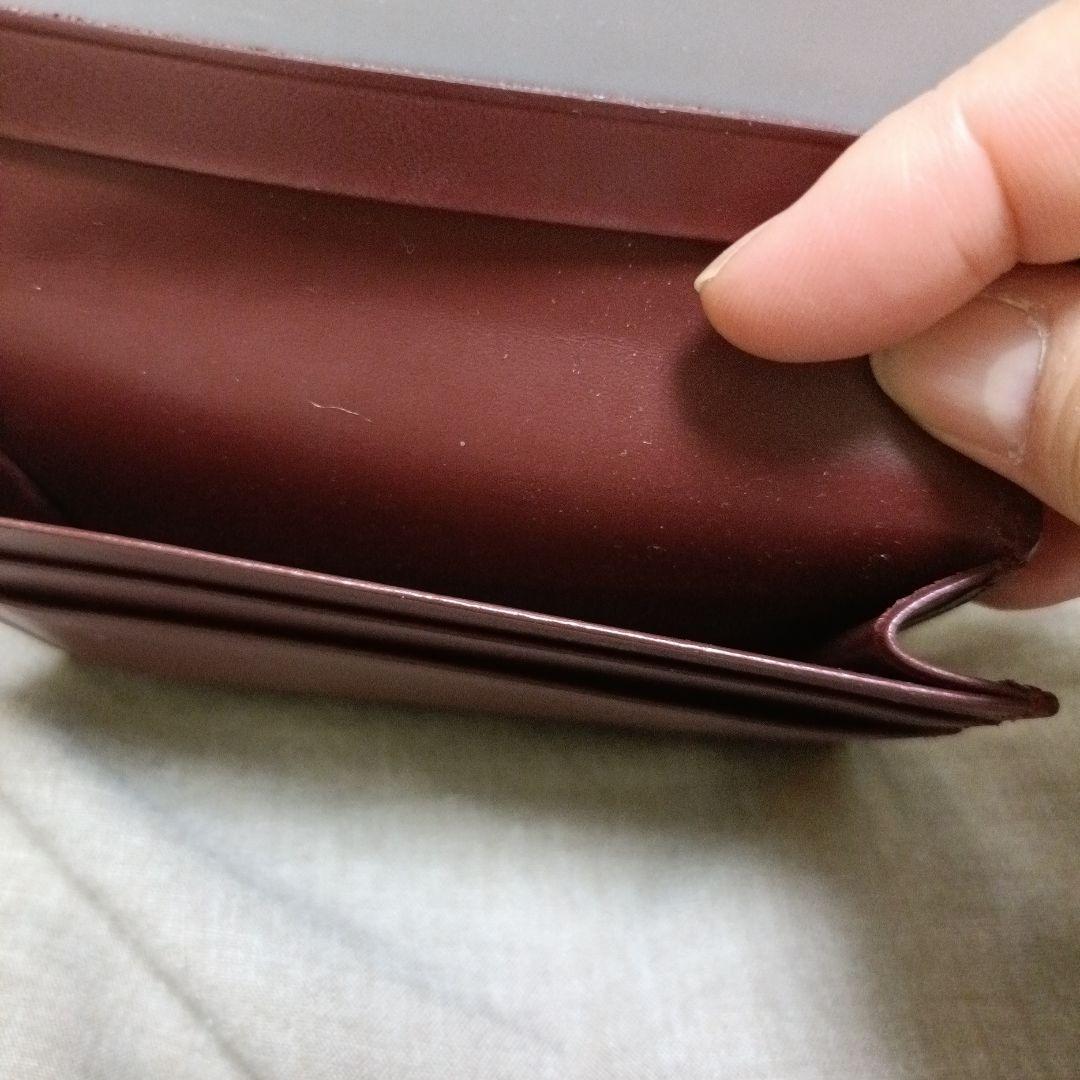 Cartier ダークレッド 名刺入れ