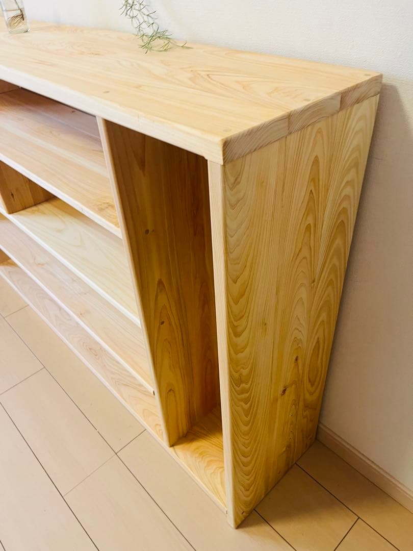 ひのき　収納棚　ラック　チェスト　無垢材家具　棚　檜　桧