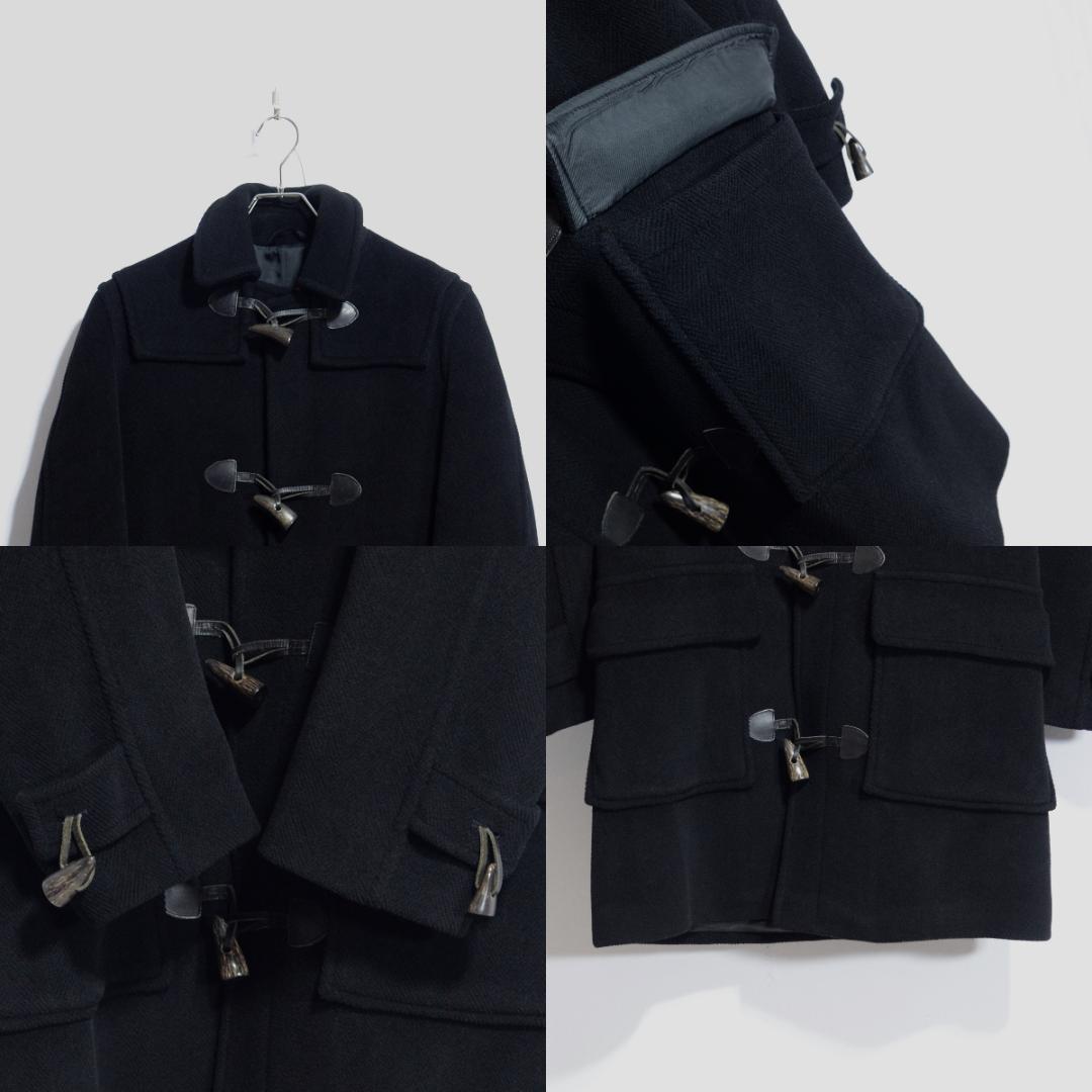 超貴重極上品 グレンフェル エルメススタイル ダッフル ムーアブルック 黒 M