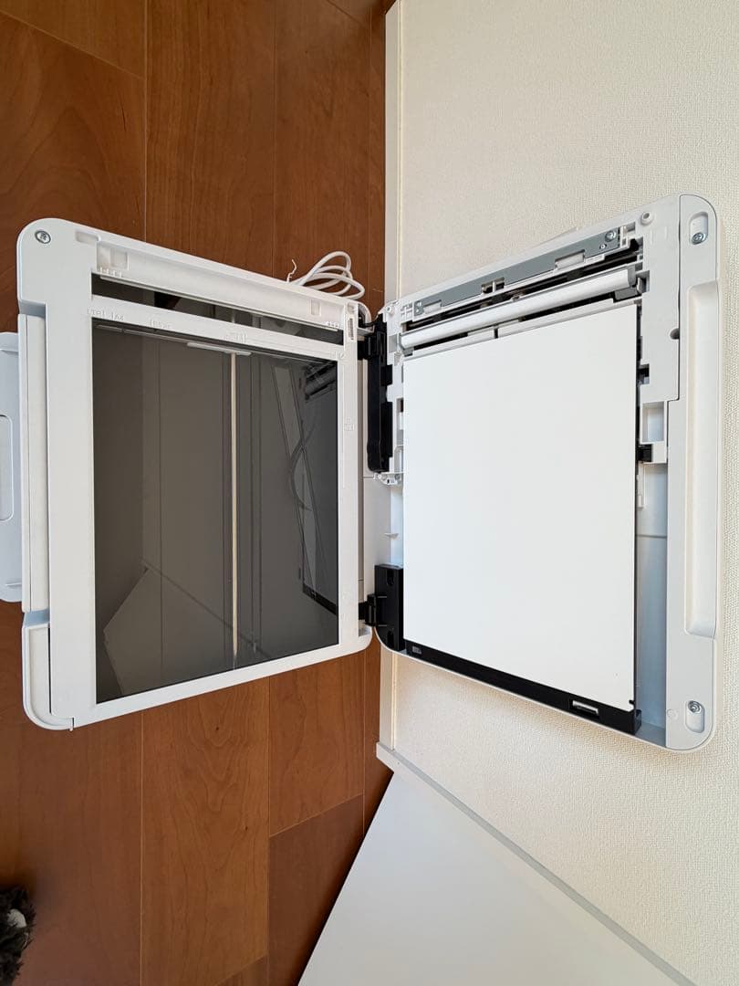 ホワイト タッチパネル プリンター