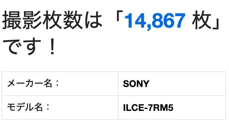 SONY α7RⅤ （ILCE-7RM5）ミラーレス一眼　ボディ
