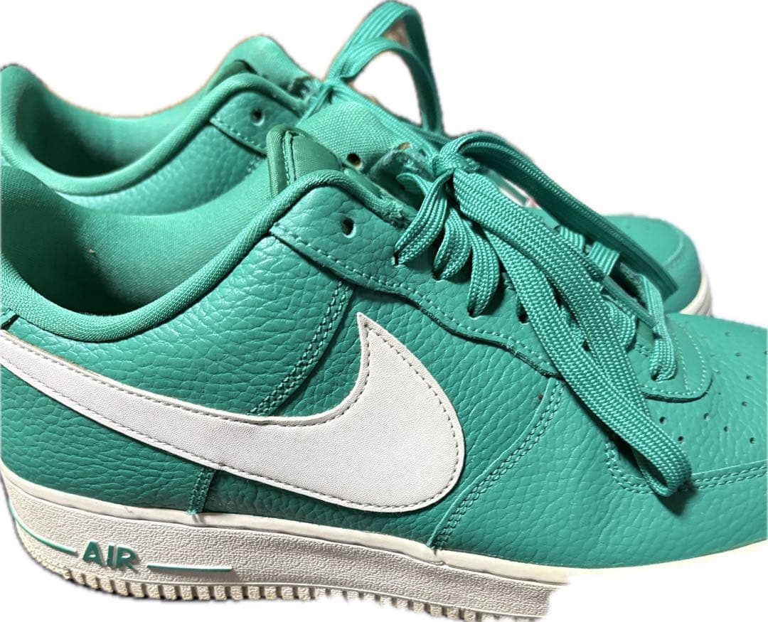 シューズ(男性用) NIKE AIRFORCE1 '07LV8 GREEN/WHITE US10.5
