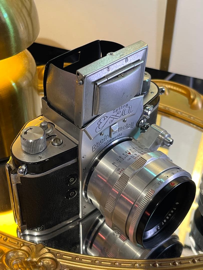 希少モデル イハゲー EXA ラインメタル 刻印入 レンズ2本付 美品