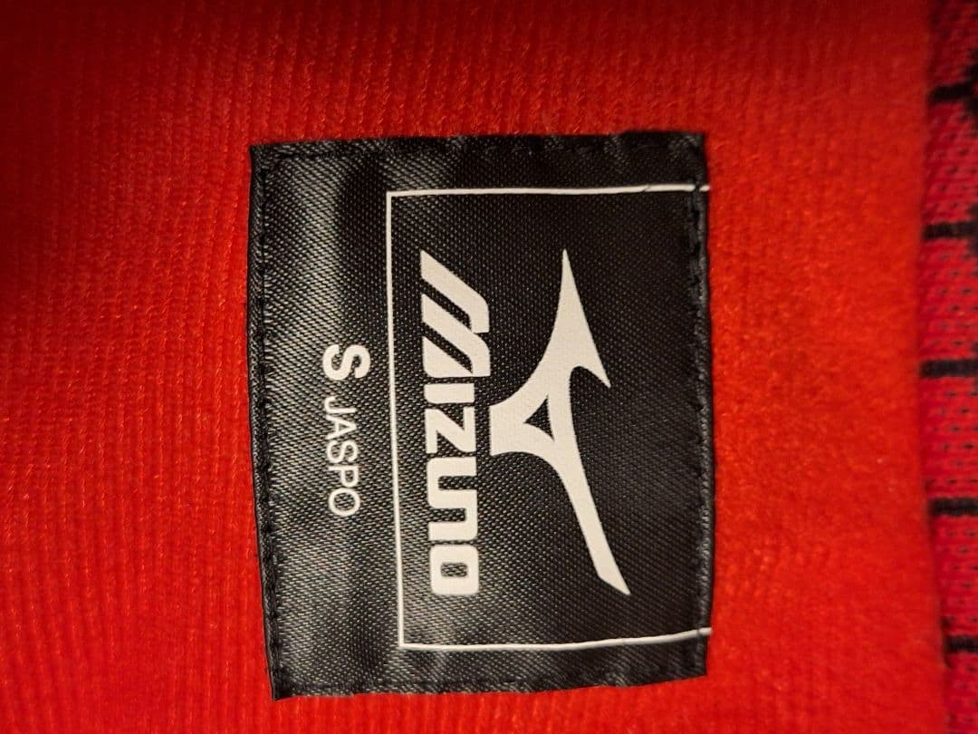 Mizuno ウィンドブレーカー上下セットブラック/レッド Mサイズ