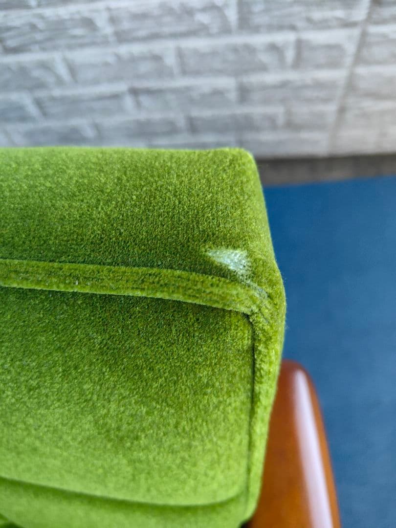 カリモク60 Kチェア 1シーター モケットグリーン