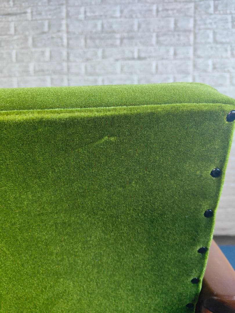 カリモク60 Kチェア 1シーター モケットグリーン