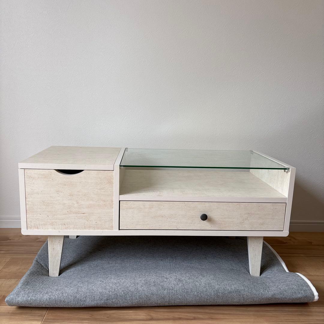 ホワイト木製ドレッサー・鏡台