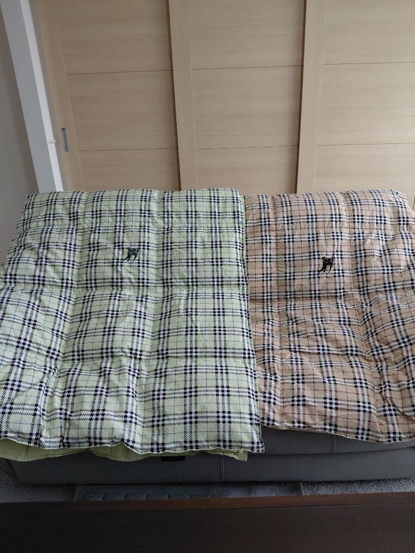 バーバリー　チェック肌掛け布団2枚セット