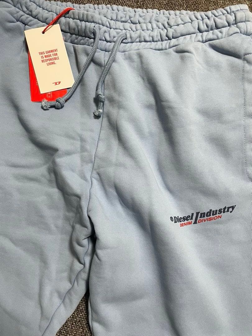 【新品未使用】Diesel フーディー ライトブルー スウェット セットアップ