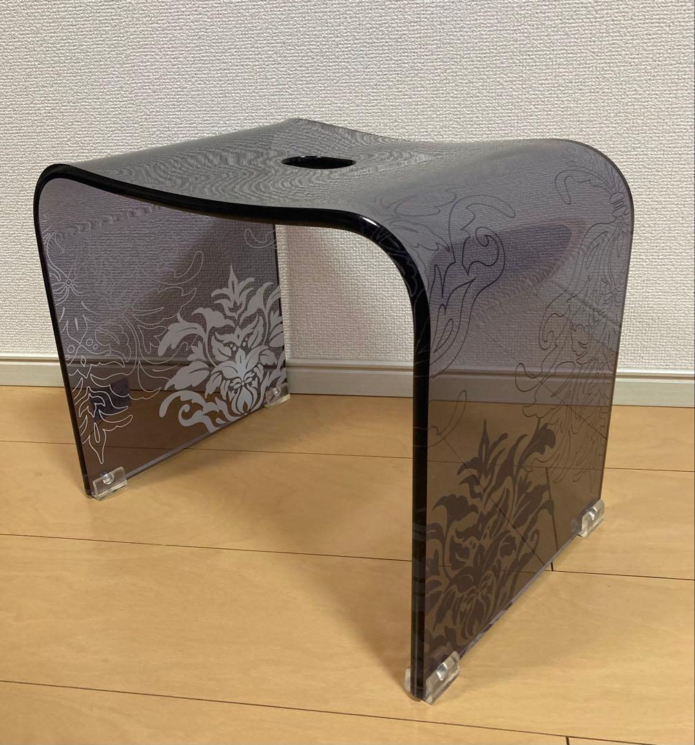 お得◎新品未使用　アクリル　高級 バスチェア　センコー　サミーラ　L グレー