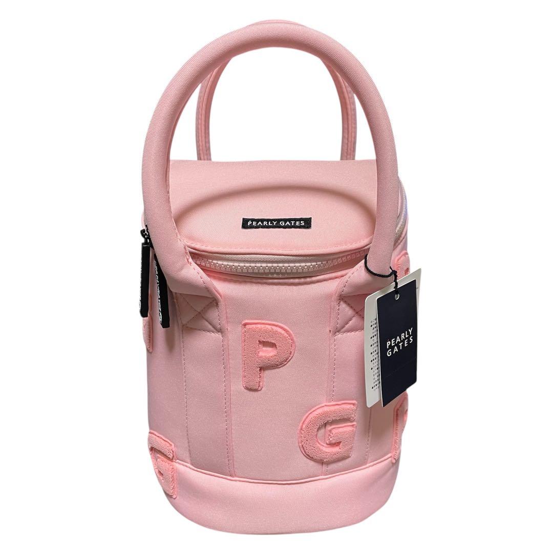 【新品未使用】 パーリーゲイツ PEARLY GATES 保冷バッグ 縦型ピンク