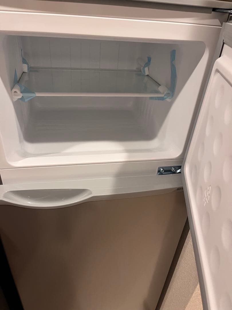 SHARP 128L 冷蔵庫 冷凍室付き [未使用品]