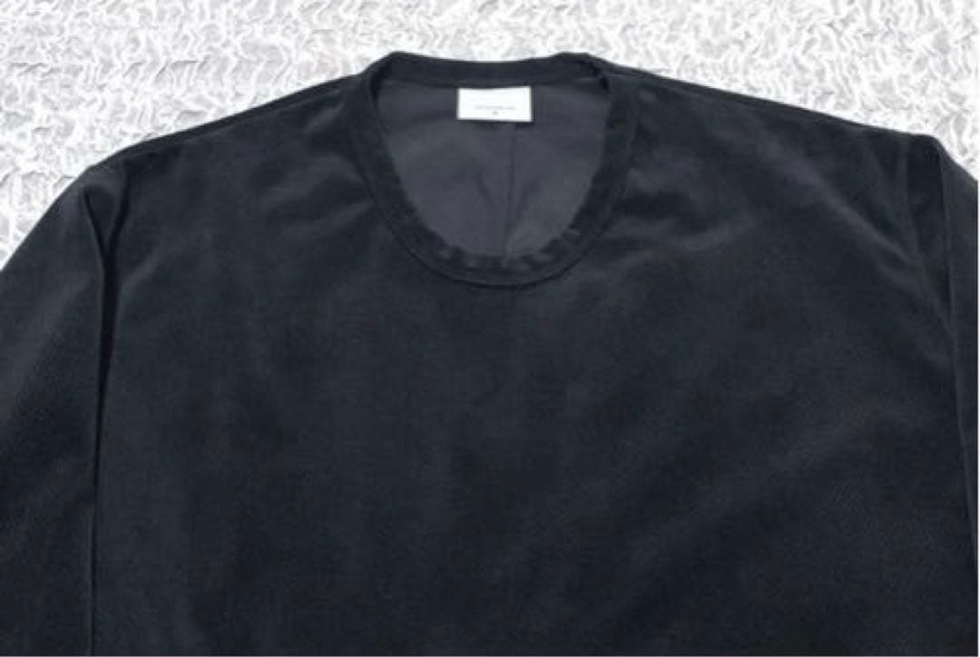 【美品】NO CONTROL AIR ヘリンボーン クルーネックプルオーバー 黒