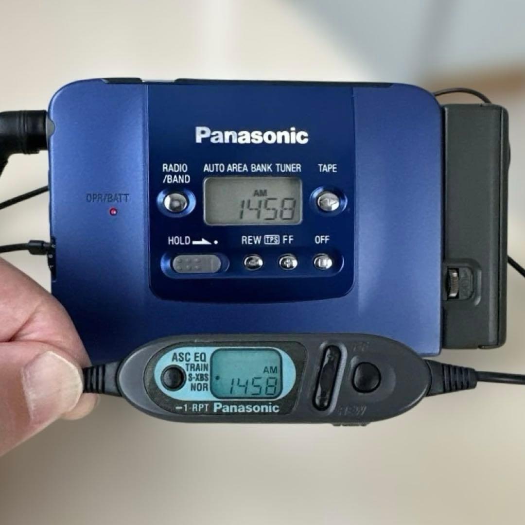 【極美DE可動品】Panasonic カセット プレーヤー RQ-SX22V