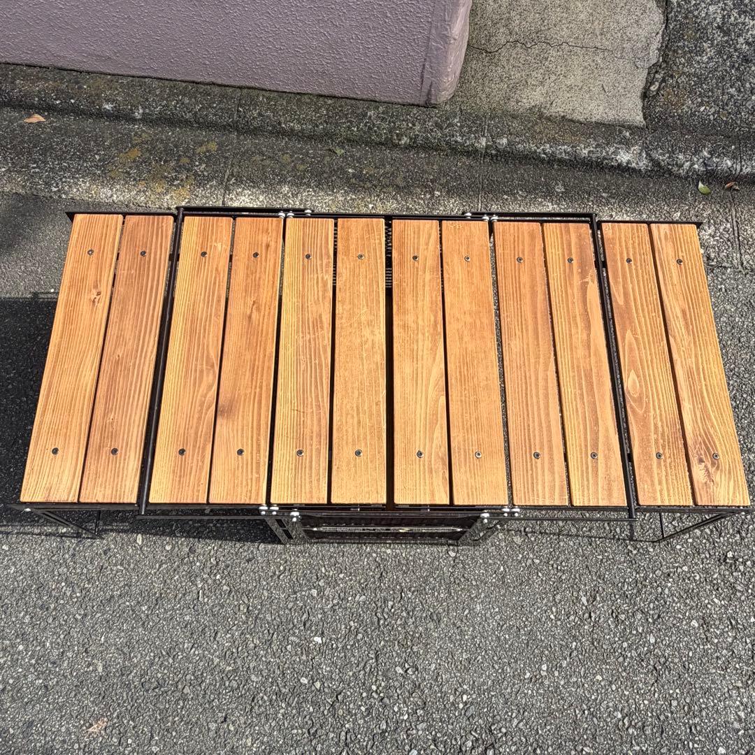 ネイチャートーンズ　サイドアップボックス&テーブル ダークブラウン Lサイズ