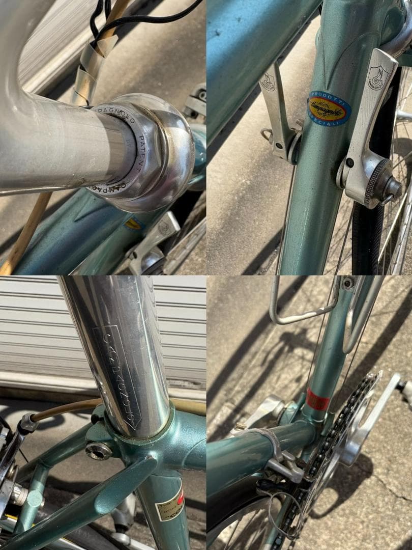 美品　ジオス　GIOS　部品ほとんどCAMPGNOLO　シートチューブ50CM